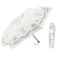 Waterfront Umbrella umbulatio Handy Roof Folding 60cm Ultra Lightweight 145g Paisley Etoile Milky Wh