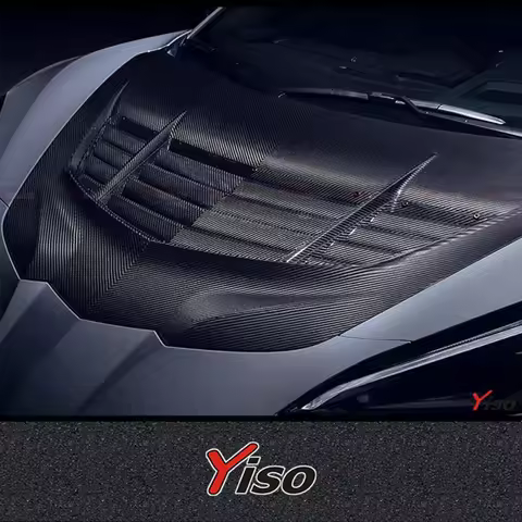 Easy Installation Carbon Fiber ZR1 Style Engine Hood for C8 Corvette Stingray Z06 Convertible Fasten