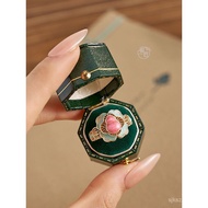 Labu Cincin Gaya Cina Baharu 999.9 [Cincin Muyun Perak Tulen Cahaya Hiasan Emas Mewah] Tukang Perak 