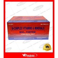 1 box Sagupaan B50 / 2 Forten 200 tablets B-Complex Vitamins & Minerals For Gamefowl Rooster