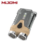 Mijomi Đèn Pin Cáp chuỗi khoá đa chức năng Ánh Sáng Di Động đèn pin mini Loại C Rechageable Đèn Pin