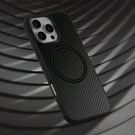 2-In-1 Shockproof Carbon Fiber PU Leather Phone Case For IPhone 16 Pro Max/17 Pro Max, 13/14 6.1 Inc