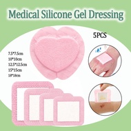 Silicone Gel Foam Wound Dressing Waterproof PU Patch Absorbent Exudate for Bedsores Pressure Ulcer W