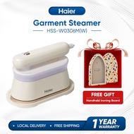 Haier Handheld Garment Steamer Steam Iron  Wet & Dry Iron 180° Rotatable Foldable Travel Steamer Iro