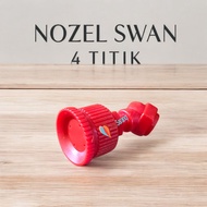 Spuyer Nosel Nozzle Sprayer SWAN Lubang 4