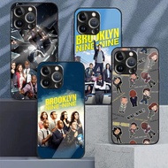 Brooklyn Nine Nine Tempered Glass Phone Case For IPhone 15 14 13 12 11 Pro XS Max Plus Mini X XR 8 7