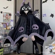 Korean Style Blanket AEKYUNG Wonderful Trip Small Bat Blanket Flannel Nap Small Buried Shawl Cape Ho