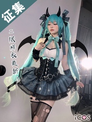 ชุดนุ่นสีม่วง ICOS Miku Lasca Cosplay เสื้อผ้าผู้หญิง สไตล์วีรบุรุษสุดเท่ ชุดนุ่นสีม่วง สไตล์นินจ่า