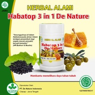 Obat Herbal Habatop 3in1 De Nature isi 50 kapsul Untuk Meningkatkan Daya Tahan Tubuh dan imun stamin