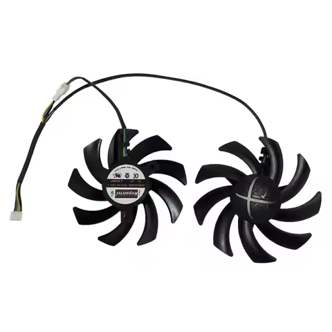 Graphics Video Card Fans VGA Cooler For XFX R9 390 390X 8G RX480 RX470,Replace PLD09210S12HH,2Pcs/Se