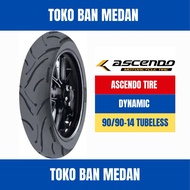 ASCENDO 90/ 90-14 MOTORCYCLE OUTER TIRE 14 TL TUBELESS DYNAMIC