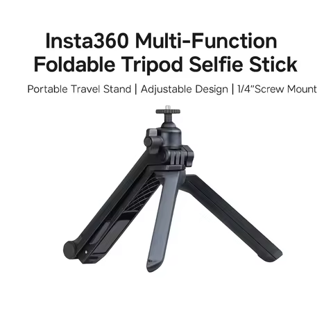 3-in-1 Insta360 Foldable Selfie Stick Tripod | Multi-Function with Magic Arm | Compatible with GO Ul