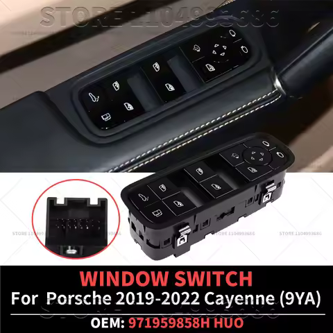 For Porsche 2019-2022 Cayenne E-Hybrid E-Hybrid Coupe (9YA) Window Switch OEM 971959858H 971959858HH