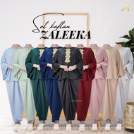 ZALEEKA MINI KAFTAN SET WITH SEMI INSTANT PARIO