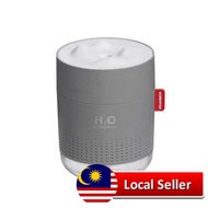 Portable Humidifier Ultrasonic H2O USB Power Air  for Auto Household (Grey)