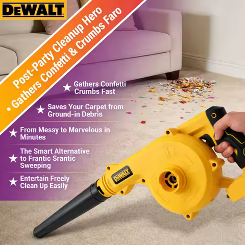 Dewalt 2-in-1 Cordless Blower & Vacuum: Portable Power Tool for Dewalt Batteries (No Battery)