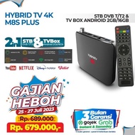 Yukk Order !!! Stb Tv Box Android Dvb-T2 Hybrid Tv 4K Uhd -Powerfull