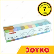 Masking Tape Set Joyko isi 12 - Washi Decorative WT-100 15 mm x 3 M