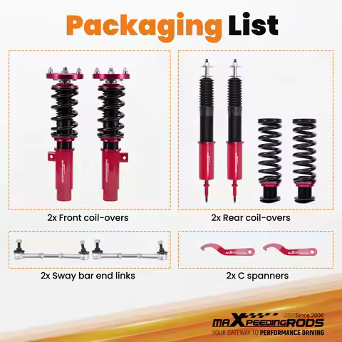 Coilovers Adjustable Suspension Kit For BMW 3-Series 04-13 E90 E91 E92 E93 RWD
