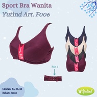 Yutind F006 | Women's Thin Foam Underwire Sports Bra 34-38 Kusumawardani Malang