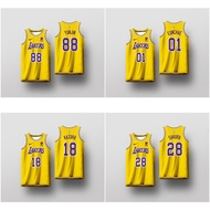 Outdoor sports lakers 88 YUNJIN  basketball  jersey
