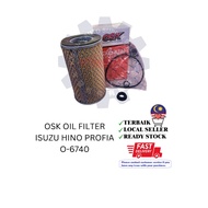 OSK OIL FILTER FOR ISUZU HINO PROFIA - O-6740