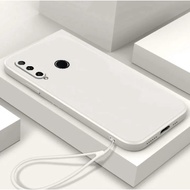 For Huawei Y6P Silicone Casing Lens Protection Soft Slim Back Cover