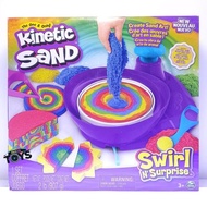 Kinetic Sand Deluxe Swirl N Surprise Playset 2.5 Lbs