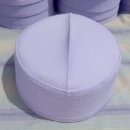 White shell cap, muslim cap,/ shell cap, adult cap kopiah lelaki songkok lelaki dewasa