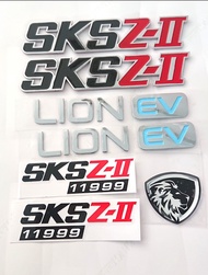โลโก้ สติกเกอร์ มอเตอร์ไซค์ไฟฟ้า ตรงรุ่น LION SKS Z2 งานแท้ ครบชุด