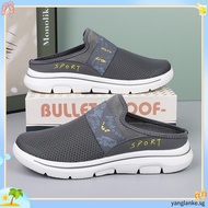[35-48]lightweight women Half shoes mesh Slip on Shoes Causal shoes for women