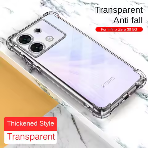 For Infinix Zero 30 5G Case Clear Silicone Soft Cover Capas In Finix Smart 8 Zero30 Smart8 2023 Came
