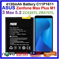 ORlGINAL NGS 4130mAh Battery C11P1611 for ASUS ZENFONE 3 Max 5.2 ZC520TL X008D ZENFONE Max Plus M1 Z