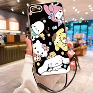 HP Casing For OPPO A71 A71K Case Cartoon Animal Pattern Casing HP Casing Layered Strap Casing Silico