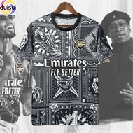 Arsenal X Ian Wright Edition Fan &amp; Player Issue Kit Jersey 2024 Summer New Sports Badminton Jersey