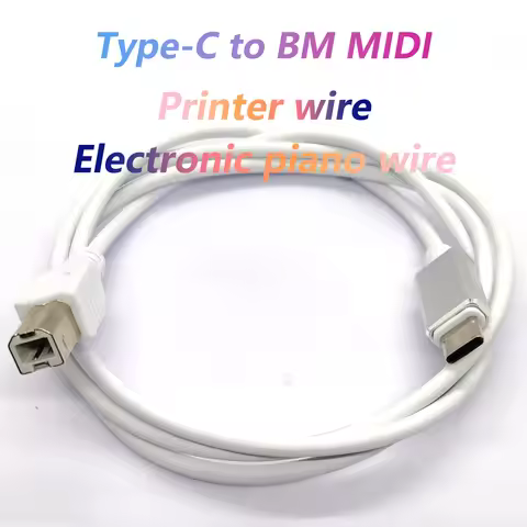 USB C Adapter To Type B type C to USB B OTG MIDI Cable for Android To Electronic Musical Instrument 