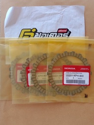 แผ่นผ้าคลัทช์แท้เวฟ125Sเวฟ125Rดรีม125ชุด4แผ่น