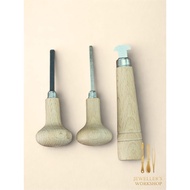 Bezel Tool Set 3pcs - Bezel Roller/Prong Pusher/Bezel Pusher