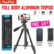 【ALUMINUM】Tripod 30-65cm Neepho NP-3160S Phone/Camera Stand Premium Alloy Quality Super Light Weight
