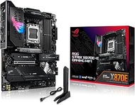 ASUS ROG Strix X870E-E Gaming WiFi AMD Motherboard, 18+2+2 Power Stages, DDR5 Slot, Five M.2 Slots,