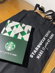 Starbucks ถุงผ้า totebag กระเป๋าผ้า Make it yours at home
