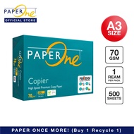 PaperOne A3 Copier Paper 70gsm 500 Sheets