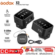 Godox Trigger X3 Touch Screen TTL Wireless Flash Trigger 2.4GHz แฟลชทิกเกอร์  รับประกัน 3 ปี