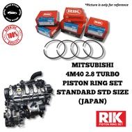 MITSUBISHI 4M40 2.8 TURBO JAPAN RIK STANDARD STD/ 020 PISTON RING SET 20661