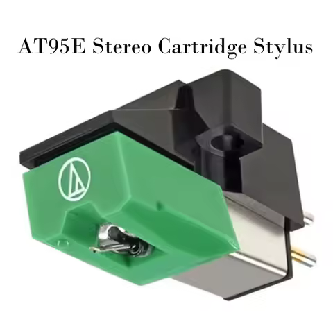 AT95E Moving Magnet Stereo Cartridge Stylus For LP Vinyl Record Player Turntable Phonograph HiFi Aud