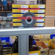 /WHEEL BRUSH WG-40 STEEL WIRE 100 MM-4 IN UNION