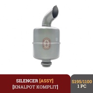 MESIN MUFFLER SILENCER DONGFENG S195 S1100 12PK 16PK DONGFENG S195 S1100 ENGINE MUFFLER