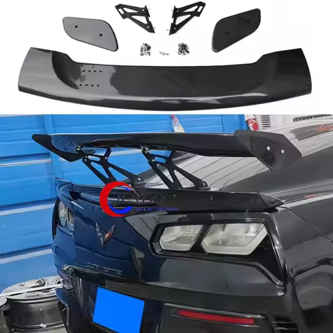 For 2014-2023 Chevrolet Corvette C7 C8 Z06 Trunk Spoiler GT Style High Quality Real Carbon Fiber Spo