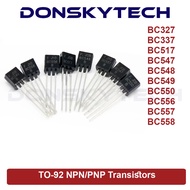 5pcs NPN PNP Transistor TO-92 BC327 BC337 BC517 BC547 BC548 BC549 BC550 BC556 BC557 BC558 Electronic