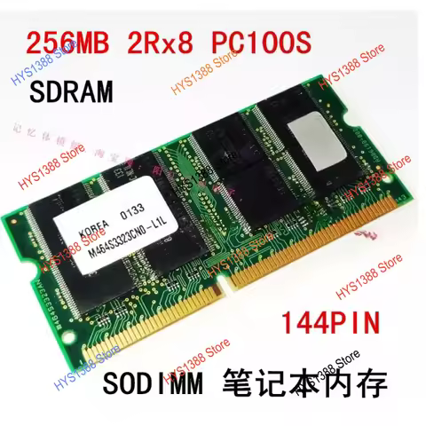 256MB SDRAM PC100 144P notebook memory M464S3323CN0-L1L